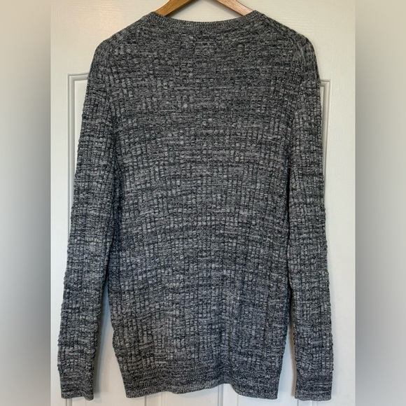 Tasso Elba Men’s Gray Textured Knit Crewneck Sweater Size L - Picture 10 of 11